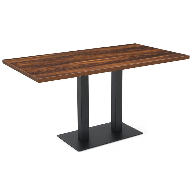 Pied de table de restaurant métal double 72 cm