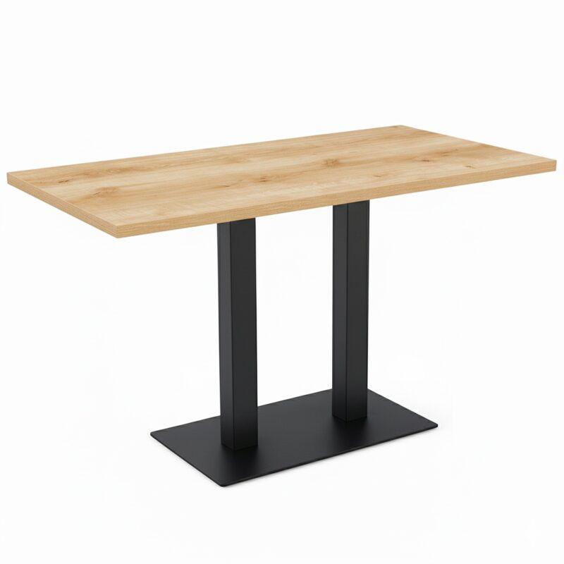 Plateau de table en aggloméré 120x60 cm avec revêtement mélaminé (2/4)