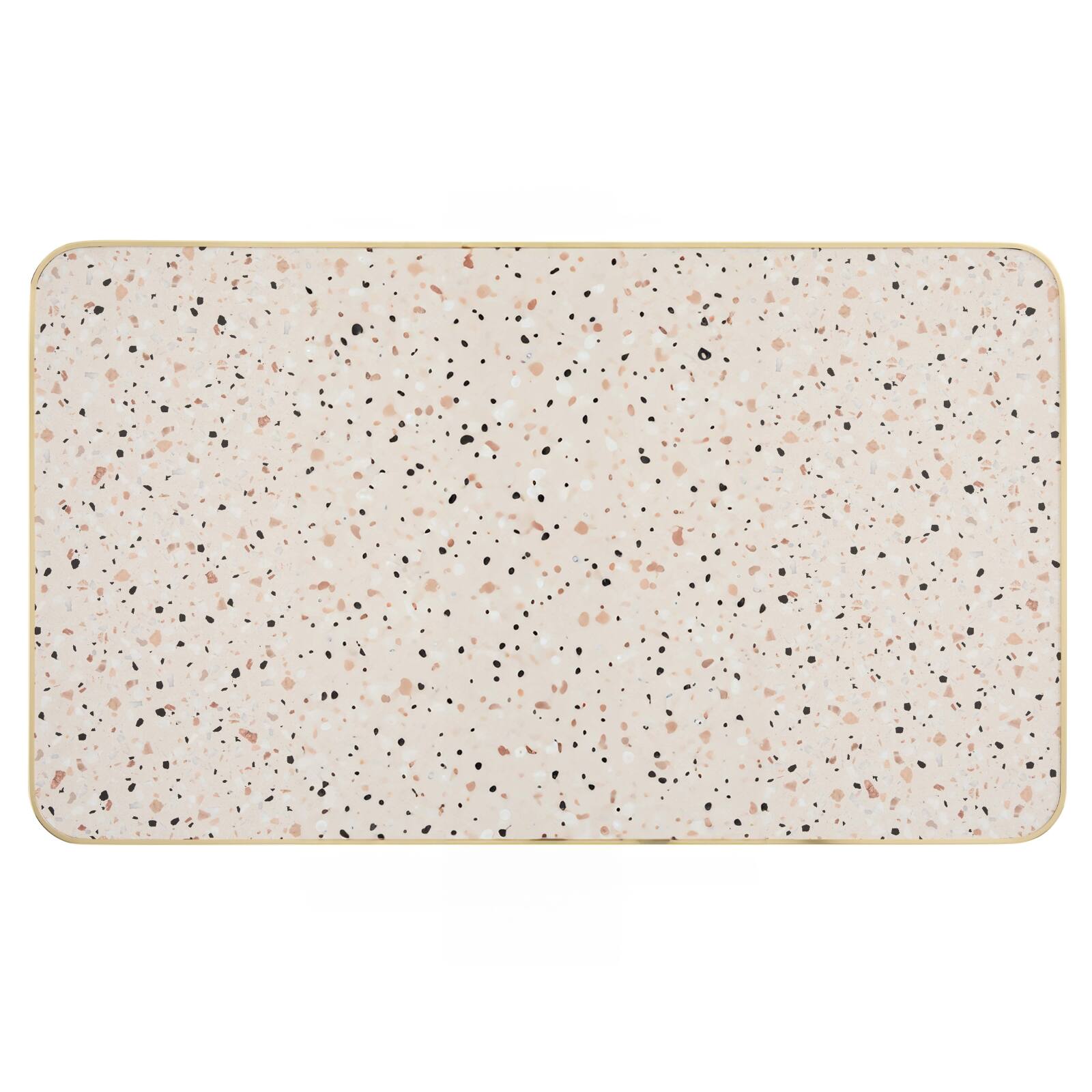 Plateau de table en stratifié 120x60 cm avec bords en aluminium