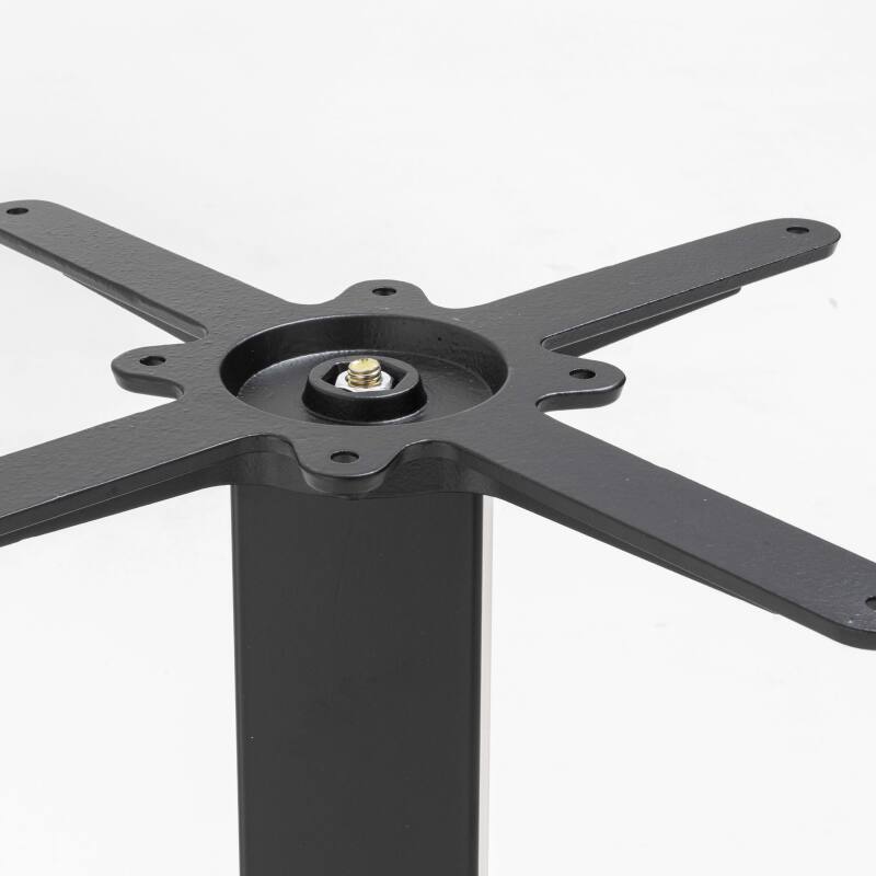 Pied de table de restaurant métal double 72 cm