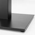 Pied de table de restaurant métal double 72 cm