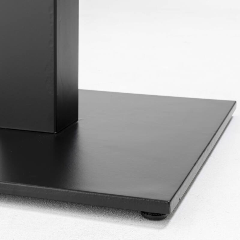 Pied de table de restaurant métal double 72 cm