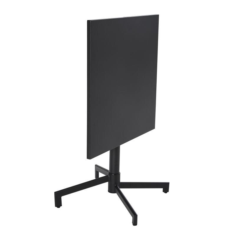 Table de restaurant carrée inclinable en métal 4 personnes 70x70 cm (2/6)