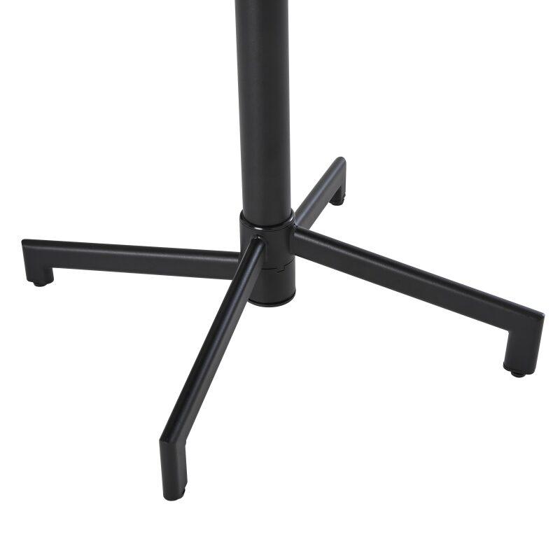 Table de restaurant carrée inclinable en métal 4 personnes 70x70 cm (5/6)