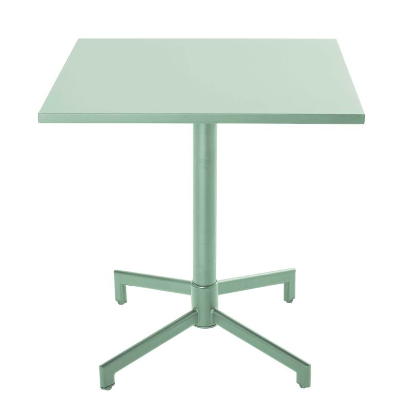 Table de restaurant carrée inclinable en métal 4 personnes 70x70 cm (3/7)