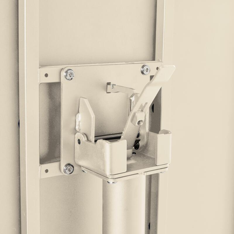 Table de restaurant carrée inclinable en métal 4 personnes 70x70 cm (4/6)