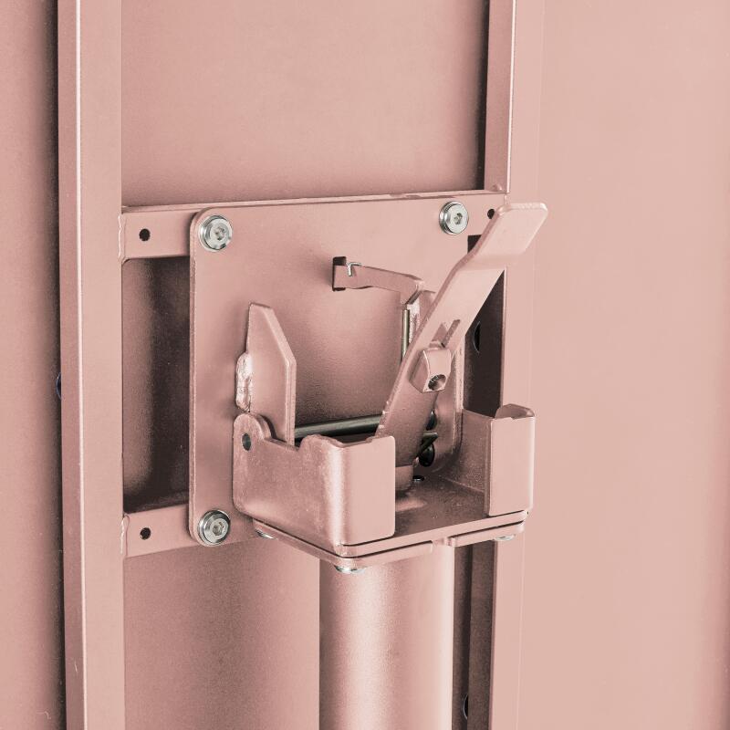 Table de restaurant carrée inclinable en métal 4 personnes 70x70 cm (3/5)