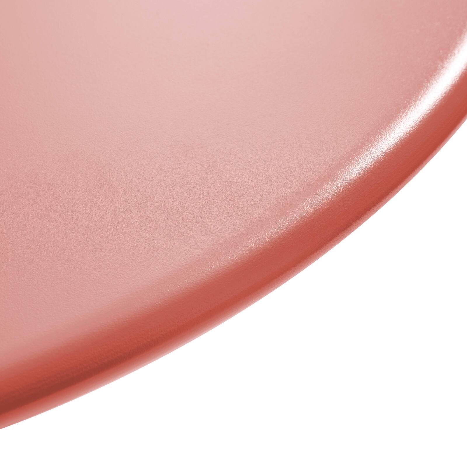 Table de restaurant bistrot ronde inclinable en métal 4 personnes Ø70x72 cm