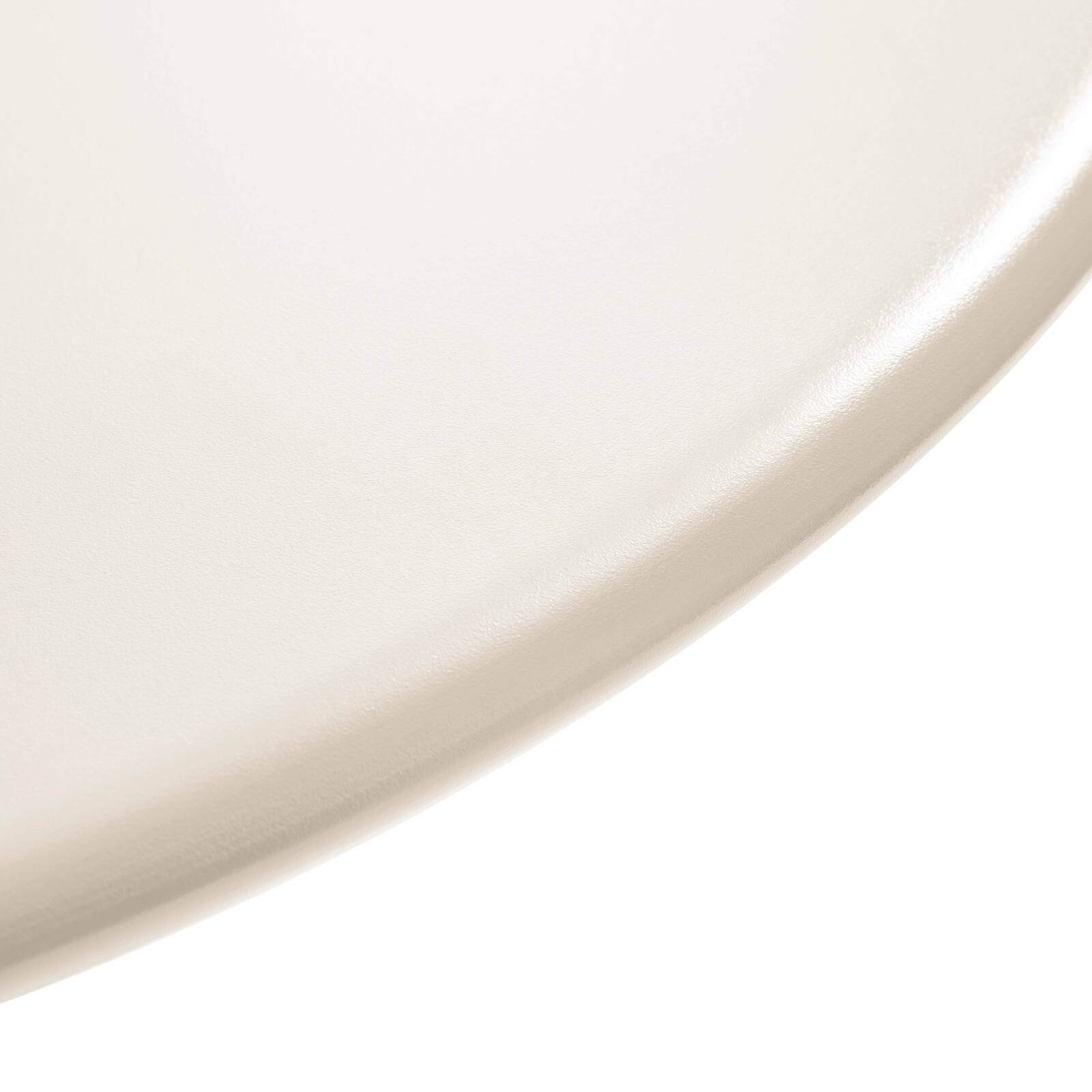 Table de restaurant bistrot ronde inclinable en métal 4 personnes Ø70x72 cm