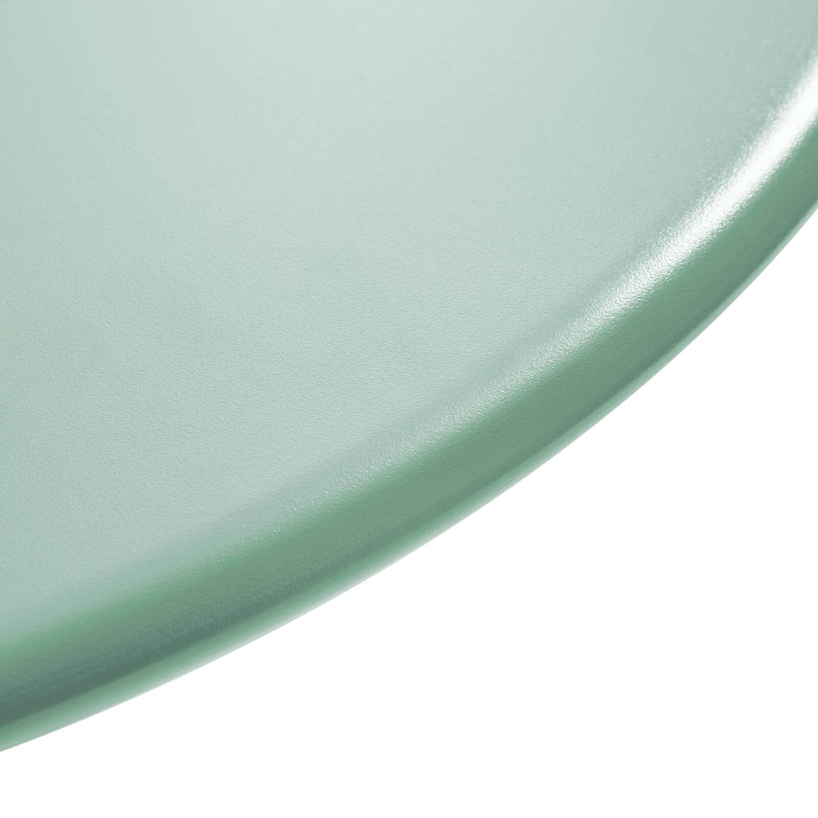 Table de restaurant bistrot ronde inclinable en métal 4 personnes Ø70x72 cm