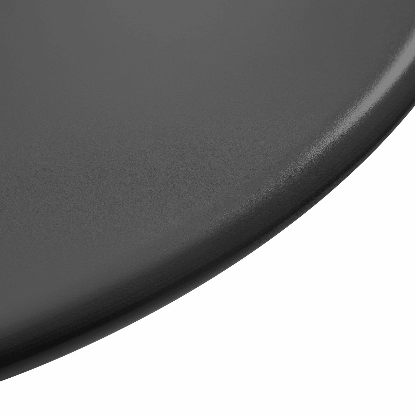 Table de restaurant bistrot ronde inclinable en métal 4 personnes Ø70x72 cm