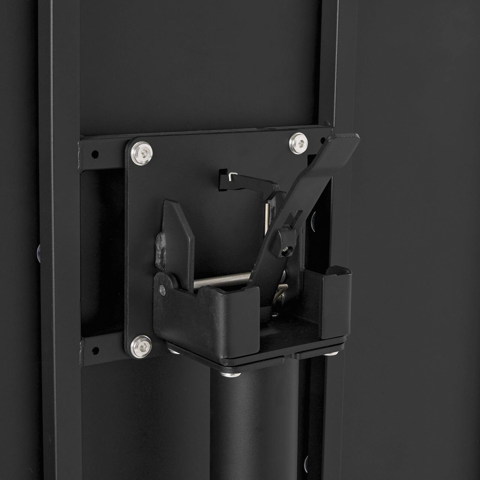 Table de restaurant bistrot ronde inclinable en métal 4 personnes Ø70x72 cm