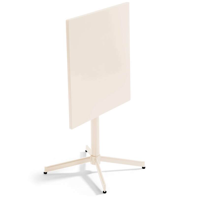 Table de restaurant carrée inclinalble en métal 4 personnes 70x70 cm (3/7)
