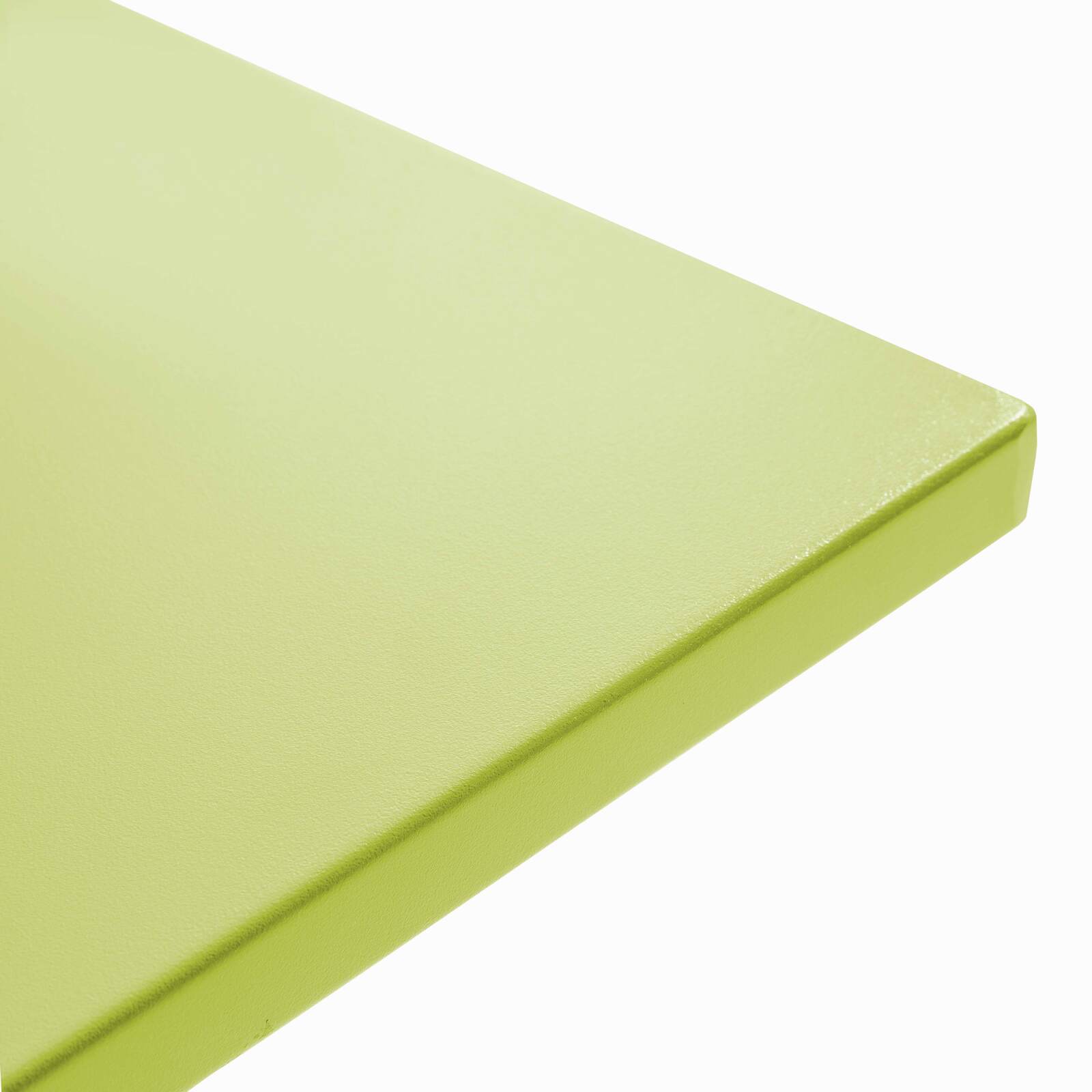 Table de restaurant carrée inclinalble en métal 4 personnes 70x70 cm