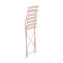 Chaises bistrot en métal pliantes - Lot de 2
