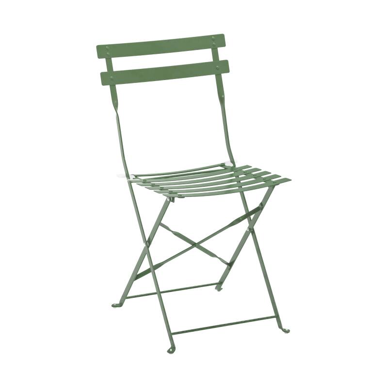 Chaises bistrot en métal pliantes - Lot de 2