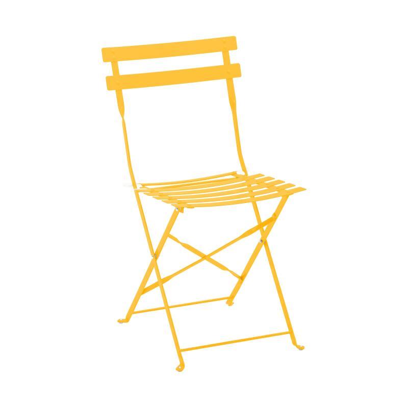 Chaises bistrot en métal pliantes - Lot de 2