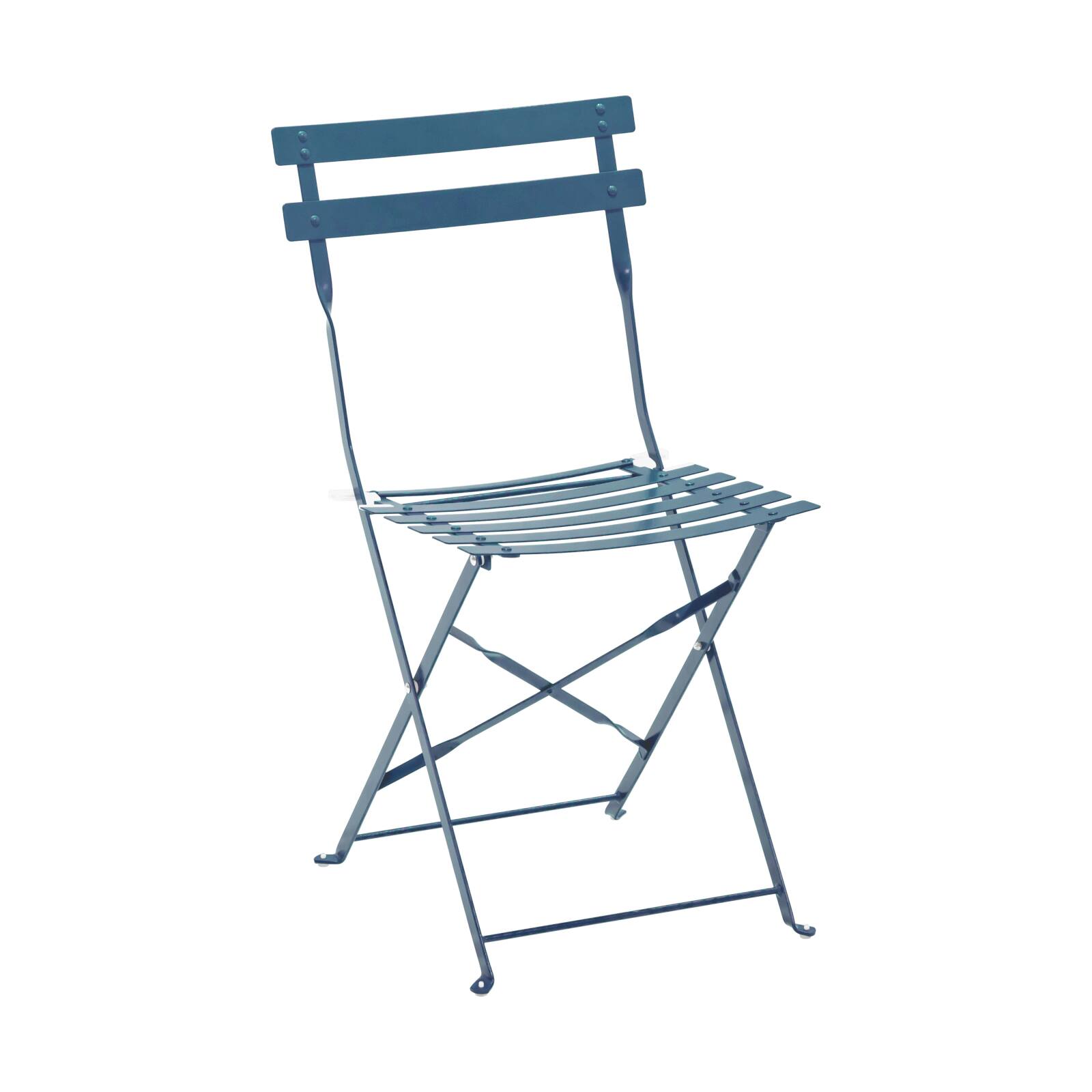 Chaises bistrot en métal pliantes - Lot de 2