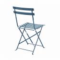 Chaises bistrot en métal pliantes - Lot de 2