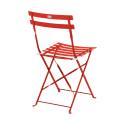 Chaises bistrot en métal pliantes - Lot de 2