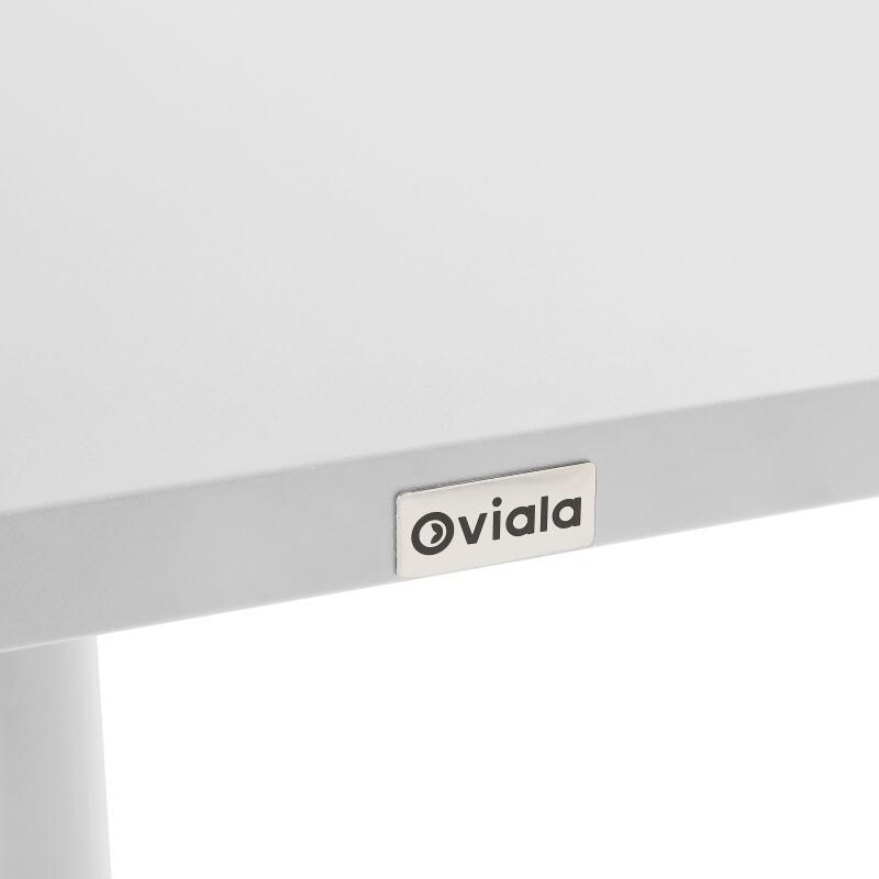 Table de terrasse bistrot carrée inclinable en métal 70x70 cm et 2 chaises (4/9)