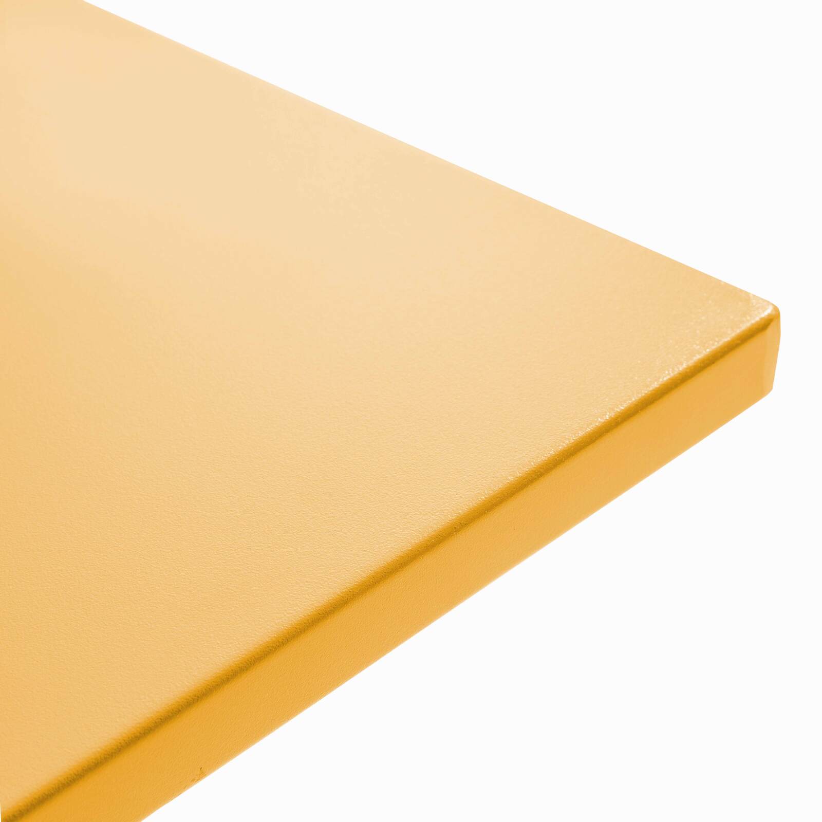 Table de terrasse de restaurant bistrot carrée inclinable en métal 70x70 cm et 2 chaises 