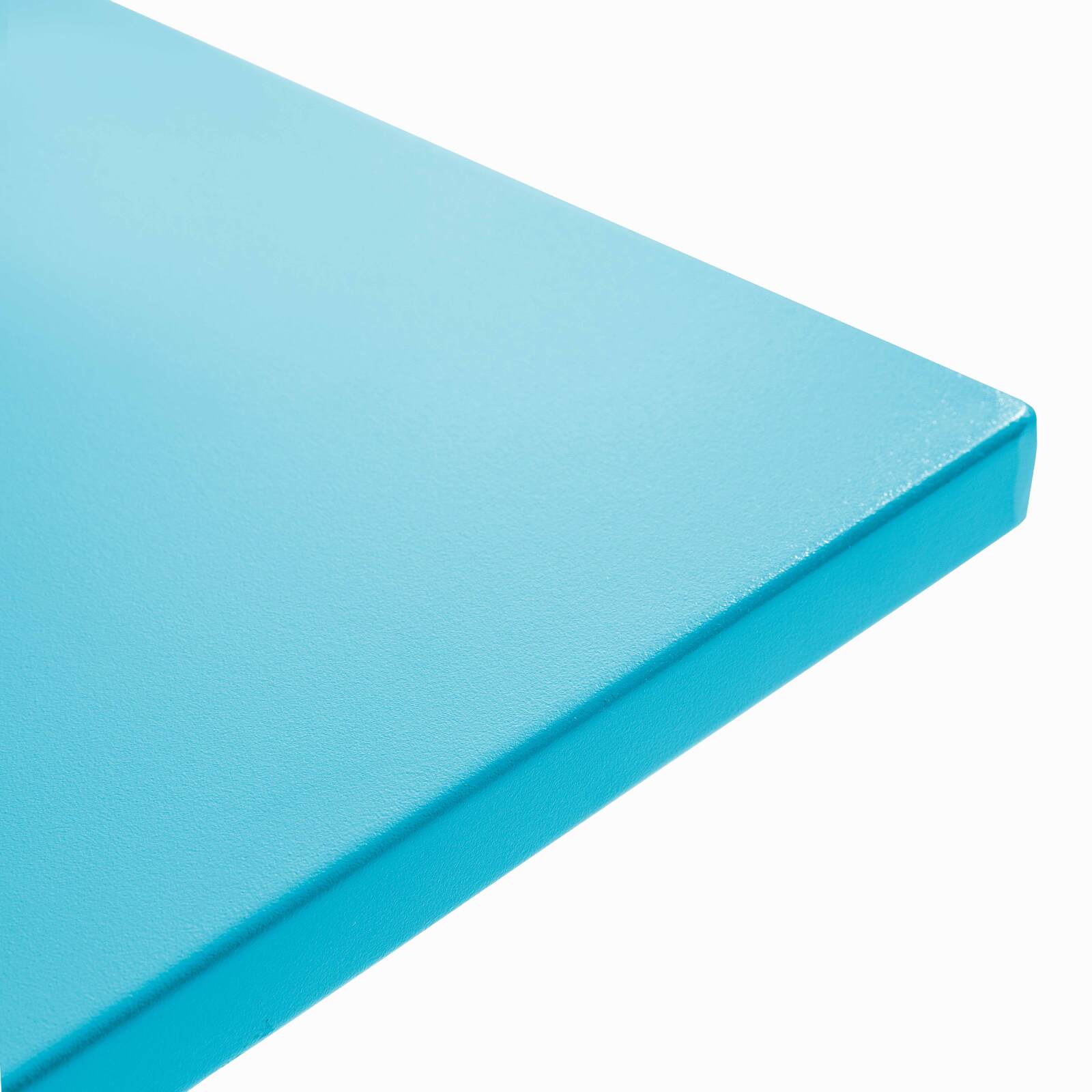 Table de terrasse de restaurant bistrot carrée inclinable en métal 70x70 cm et 2 chaises avec accoudoirs