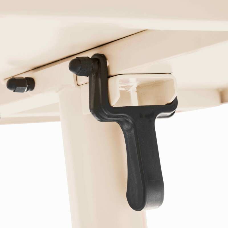 Table de terrasse de restaurant bistrot carrée inclinable en métal 70x70 cm et 2 chaises avec accoudoirs (5/9)