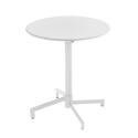 Table de terrasse bistrot ronde inclinable en métal Ø70 cm et 2 chaises