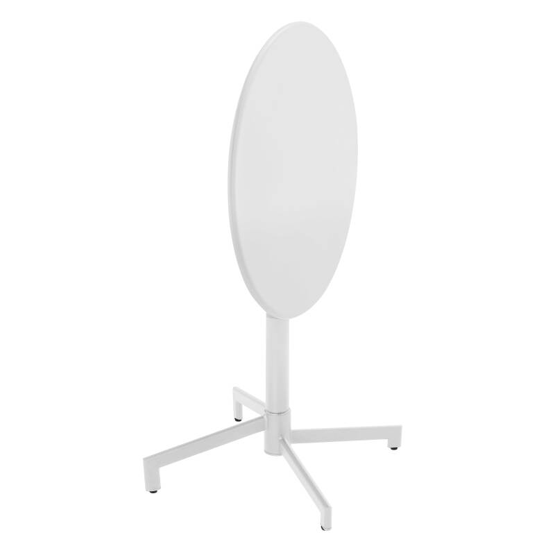 Table de terrasse bistrot ronde inclinable en métal Ø70 cm et 2 chaises (2/8)