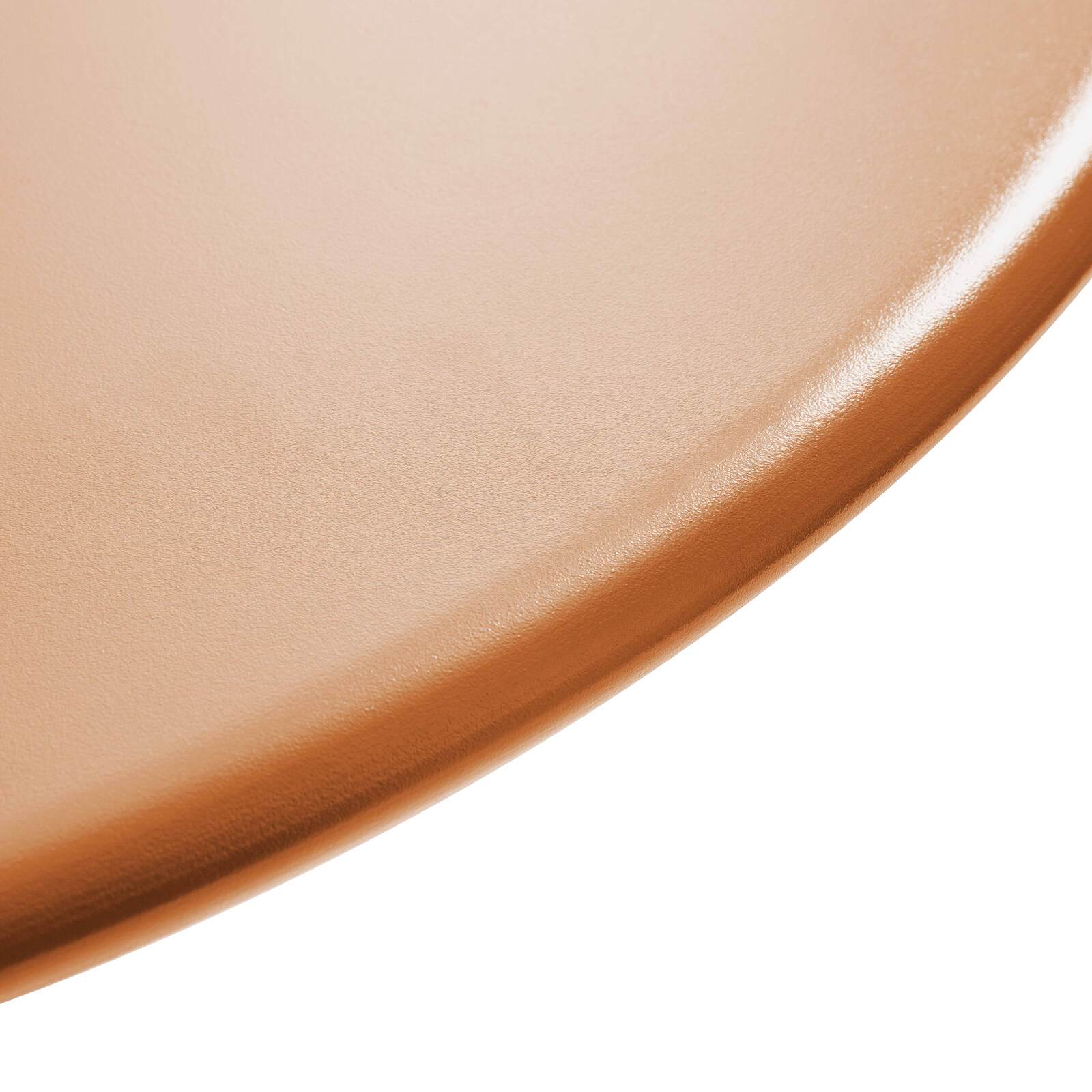 Table de terrasse bistrot ronde inclinable en métal Ø70 cm et 2 chaises