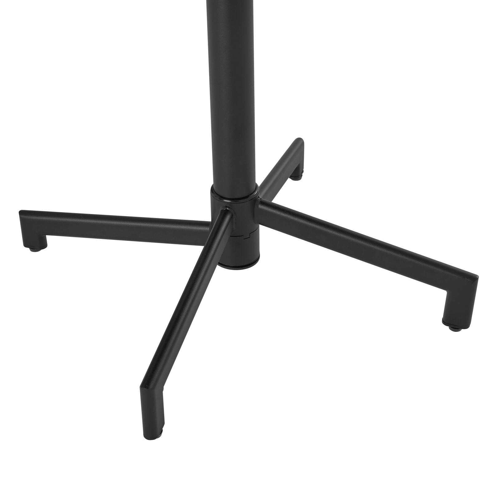 Table de terrasse bistrot ronde inclinable en métal Ø70 cm et 2 chaises