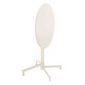 Table de terrasse bistrot ronde inclinable en métal Ø70 cm et 2 chaises