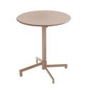 Table de terrasse bistrot ronde inclinable en métal Ø70 cm et 2 chaises