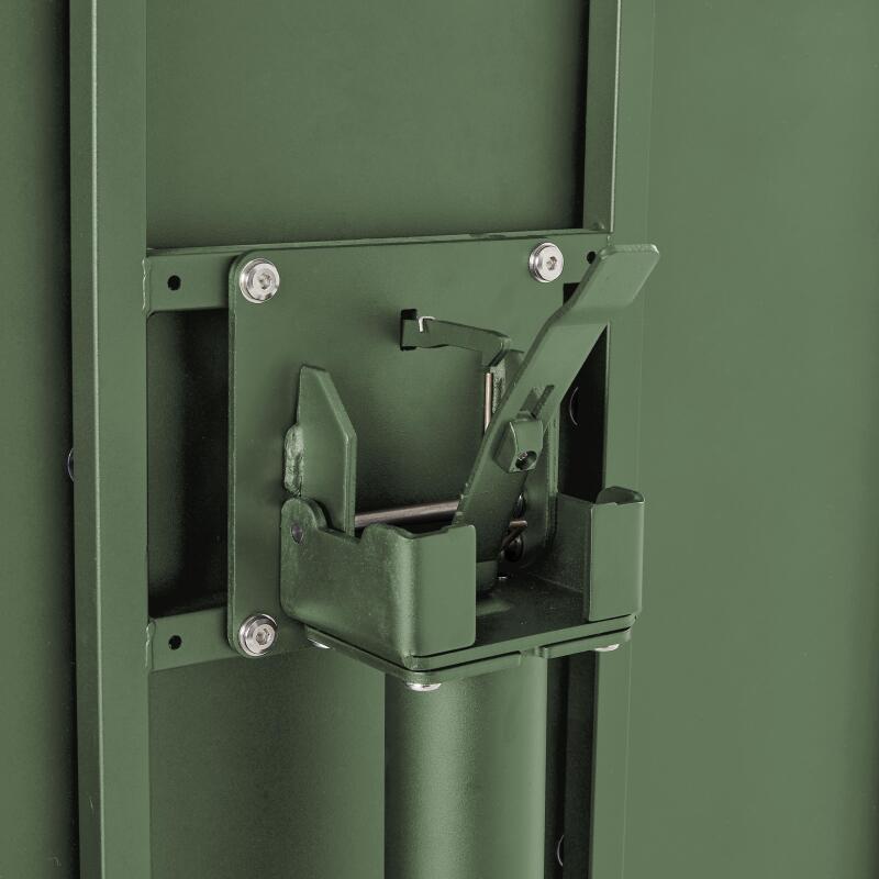 Table de terrasse bistrot ronde inclinable en métal Ø70 cm et 2 chaises (5/8)