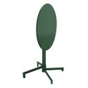 Table de terrasse bistrot ronde inclinable en métal Ø70 cm et 2 chaises