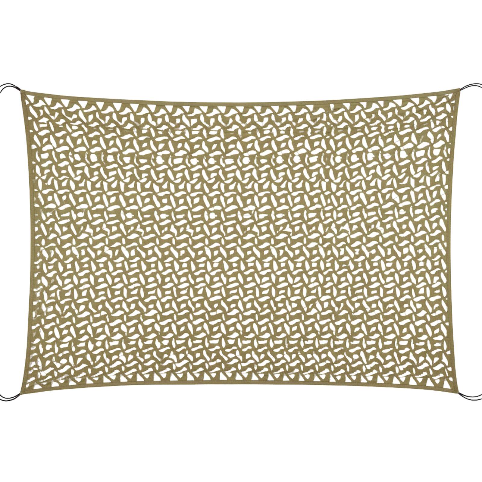 Voile d'ombrage camouflage réversible 3x4m