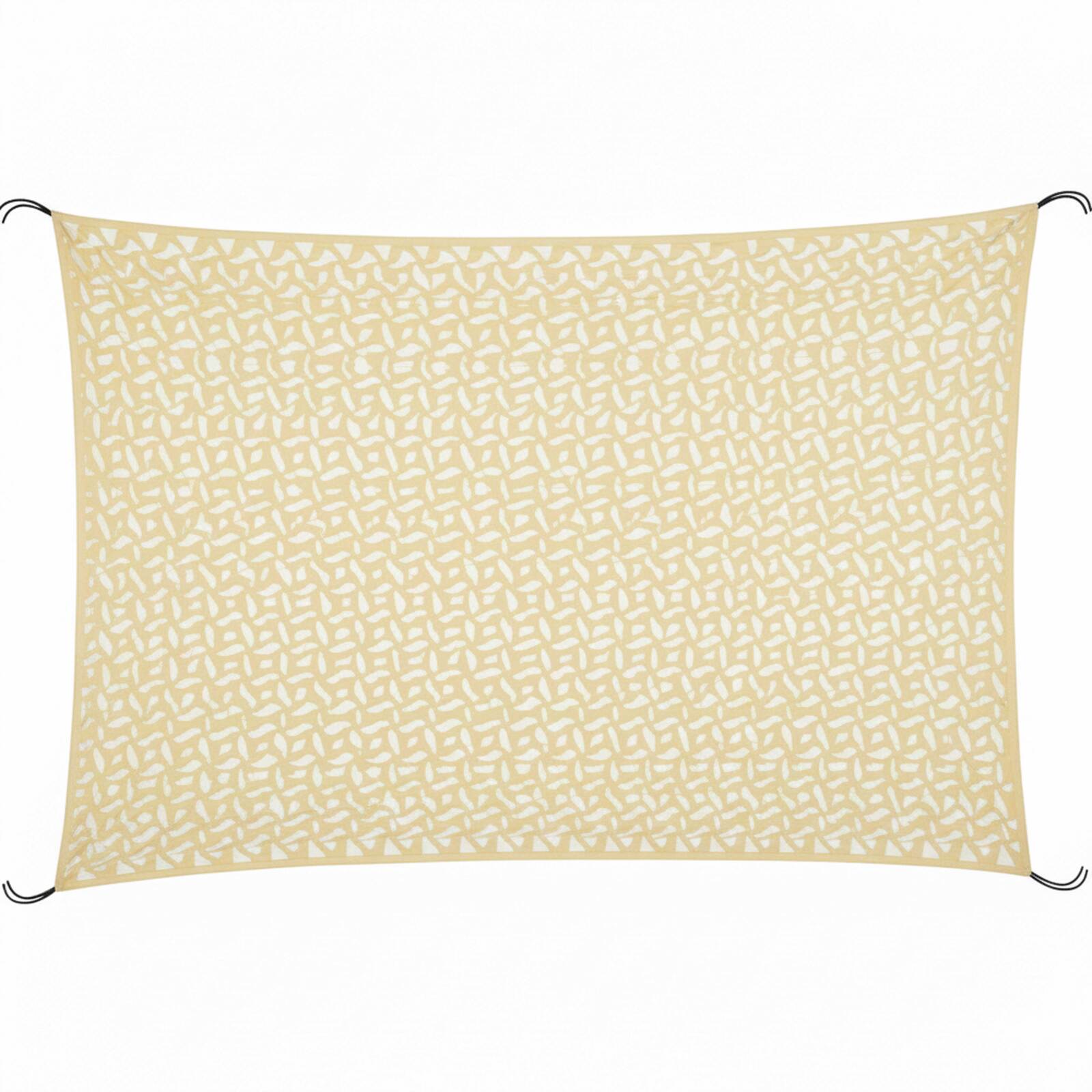 Voile d'ombrage camouflage réversible 3x4m