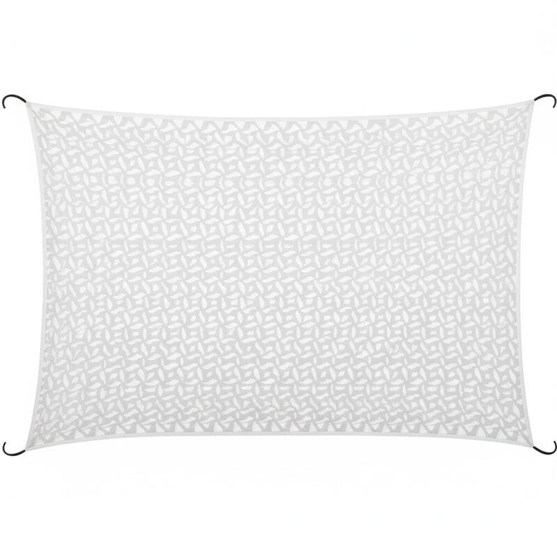 Voile d'ombrage camouflage réversible 3x4m