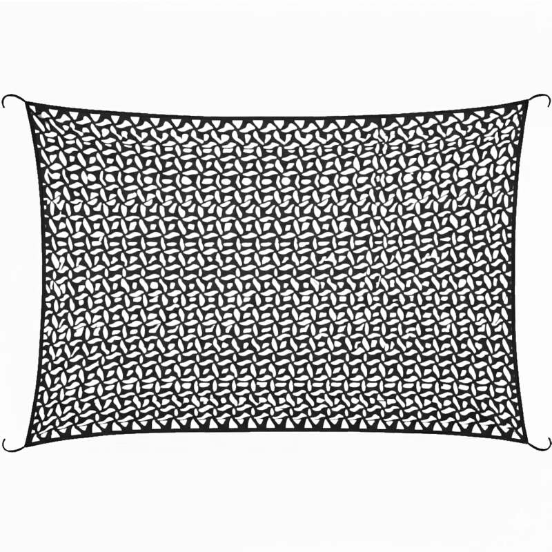 Voile d'ombrage camouflage réversible 3x4m (4/7)