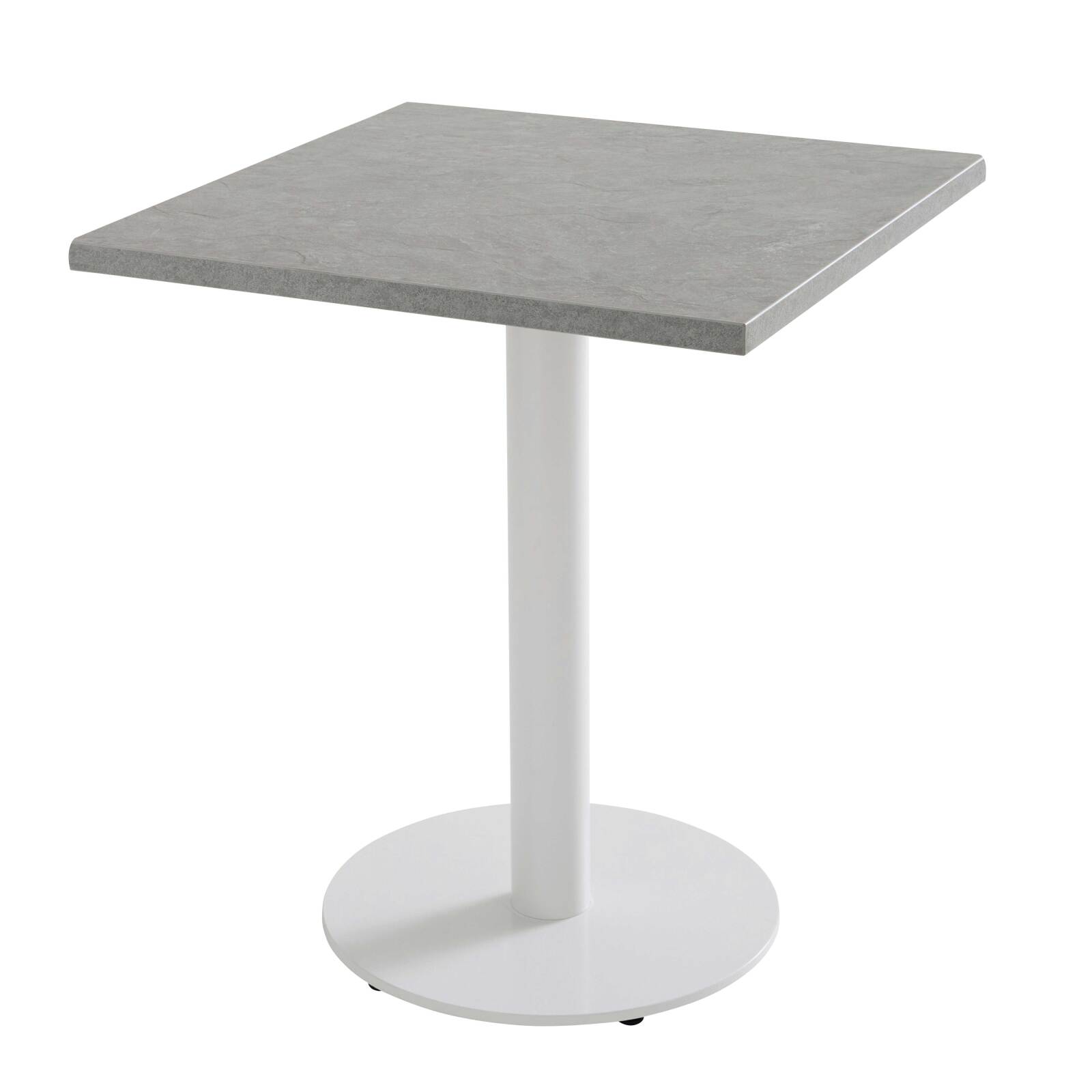 Plateau de table carré stratifié moulé 60 x 60 cm