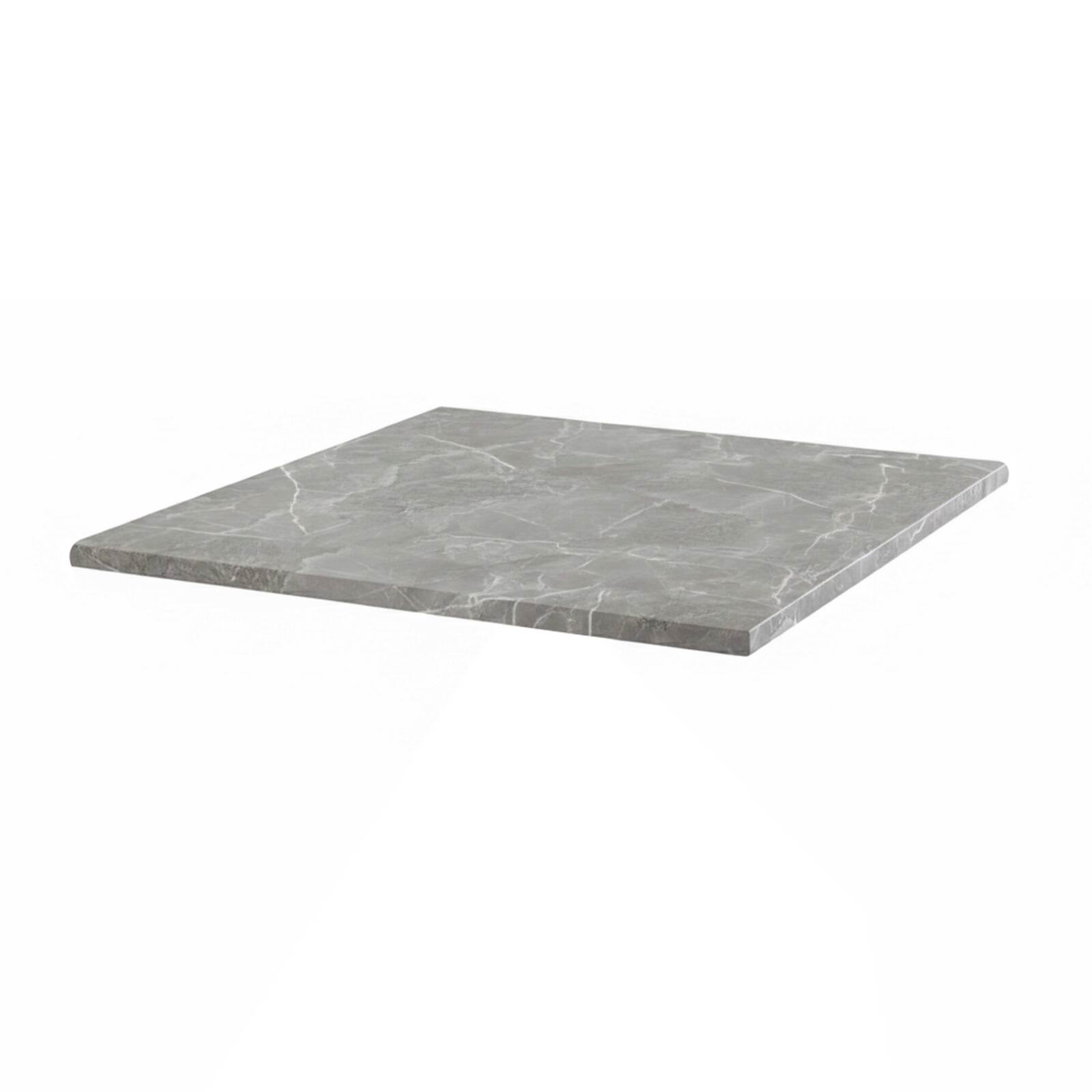 Plateau de table carré stratifié moulé 60 x 60 cm