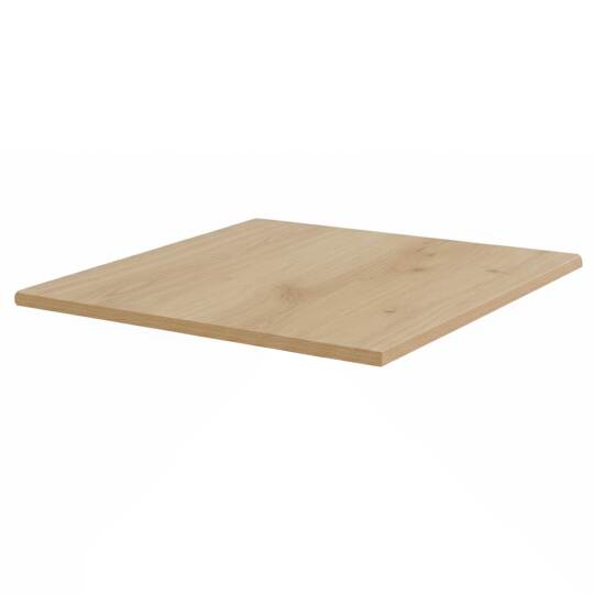 Plateau de table carré stratifié moulé en bois 70 x 70 cm | Mobeventpro
