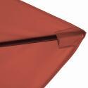 Parasol déporté professionnel  3x3 m carré 160g/m²