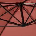 Parasol déporté professionnel  3x3 m carré 160g/m²