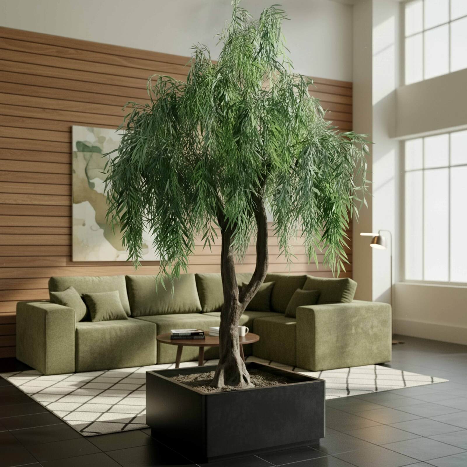 Saul pleureur artificiel hauteur 300 cm