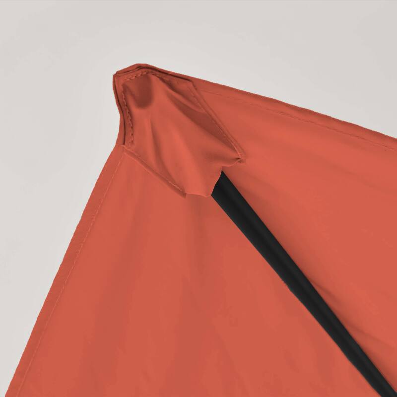 Parasol déporté professionnel 4x3 m rectangulaire inclinable 240g/m² rotatif 360° (6/7)
