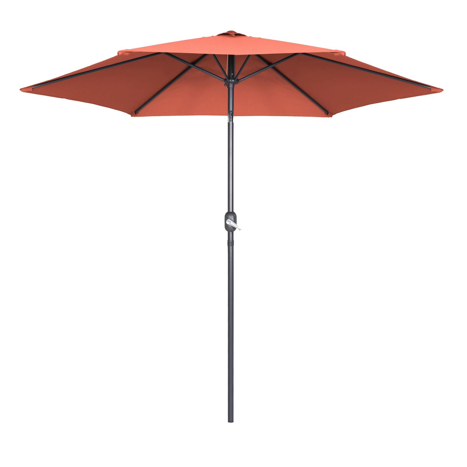 Parasol professionnel inclinable à manivelle ∅3 m 180g/m²