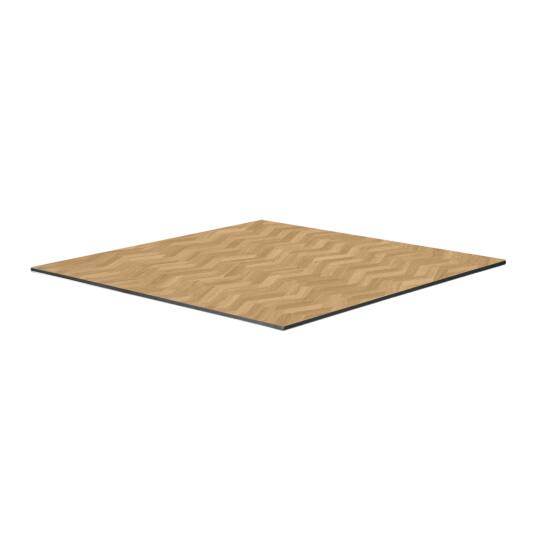 Plateau de table carré 60 x 60 cm HPL finition FA satin | Mobeventpro