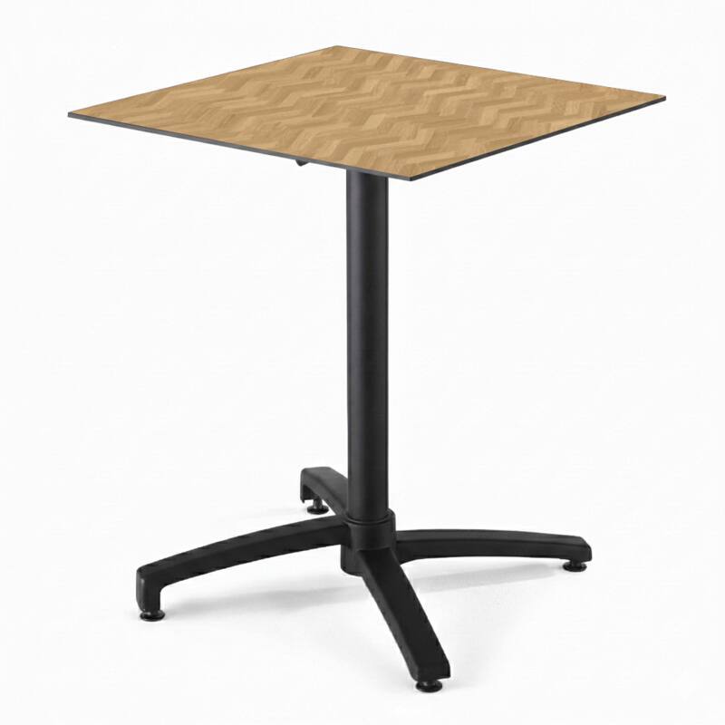 Plateau de table carré en HPL (60x60 cm) (3/6)